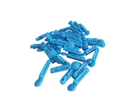 Tipo azul de acero inoxidable disponible lanceta de la torsión del color de las lancetas 30g