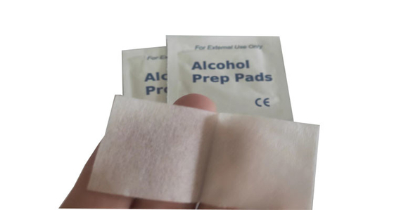 Iso13485 30x60m m envolvió individualmente las esponjas del alcohol para los trapos médicos