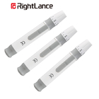 Pinchazo Lancing ajustable de Pen Type One Touch Finger del dispositivo de la prueba de la glucosa en sangre