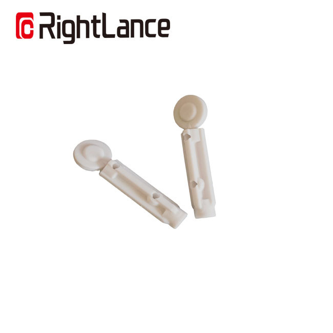 Lanceta de sangre no reutilizable de la seguridad de la profundidad del pinchazo de Grey Color Twist Type 2.4m m